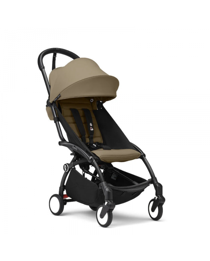 Stokke Yoyo³ con bassinet e rivestimento 6+ Black/Toffee