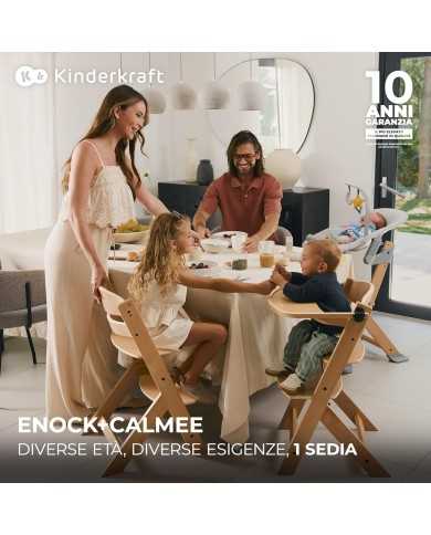 Seggiolone Enock In Legno Naturale 4 in 1 Con Sdraietta