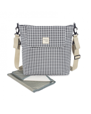 Pasito a Pasito Borsa Fasciatoio I Love Vichy Nero