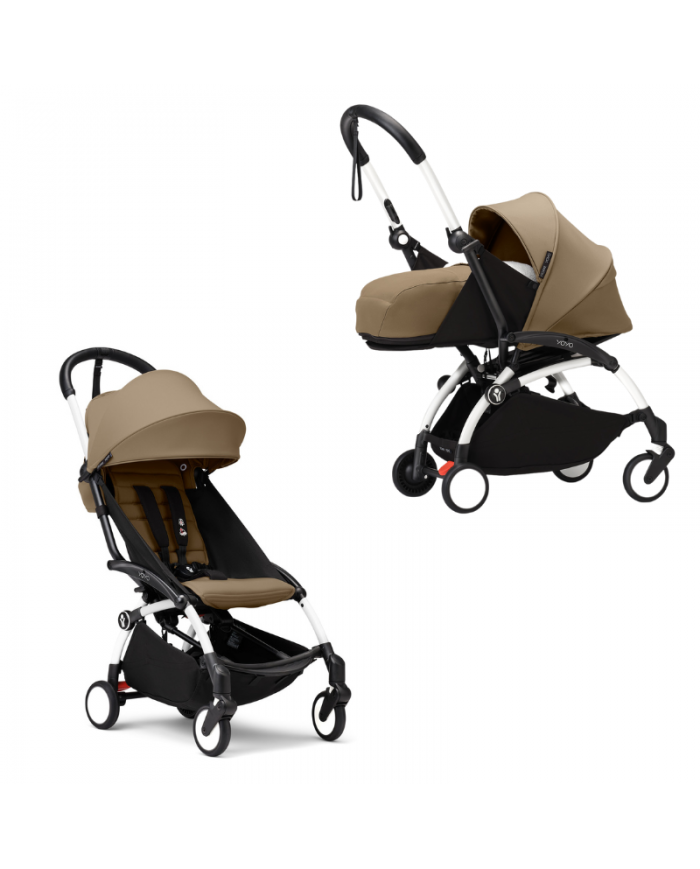 Stokke Duo Yoyo³ Kit 0+ e 6+ White/Toffee