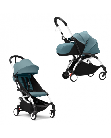 Stokke Duo Yoyo³ Kit 0+ e 6+ White/Aqua