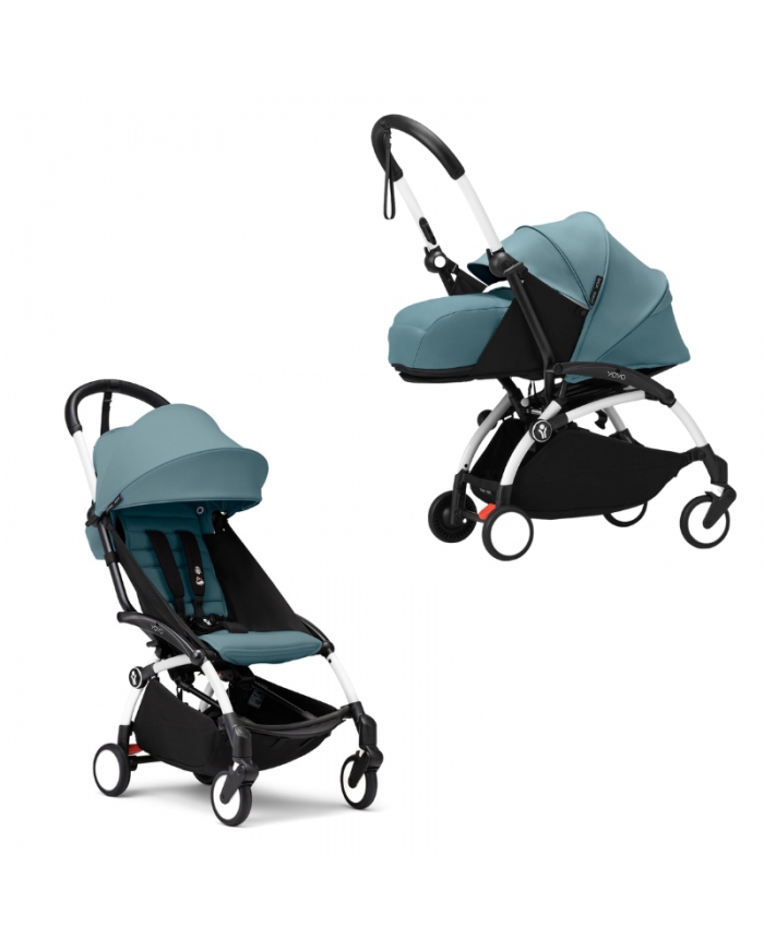 Stokke Duo Yoyo³ Kit 0+ e 6+ White/Aqua