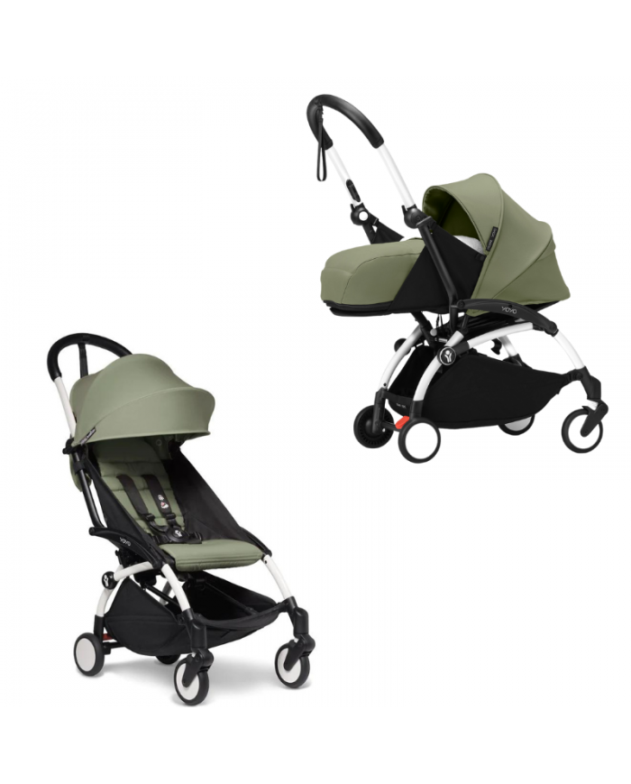 Stokke Duo Yoyo³ Kit 0+ e 6+ White/Olive