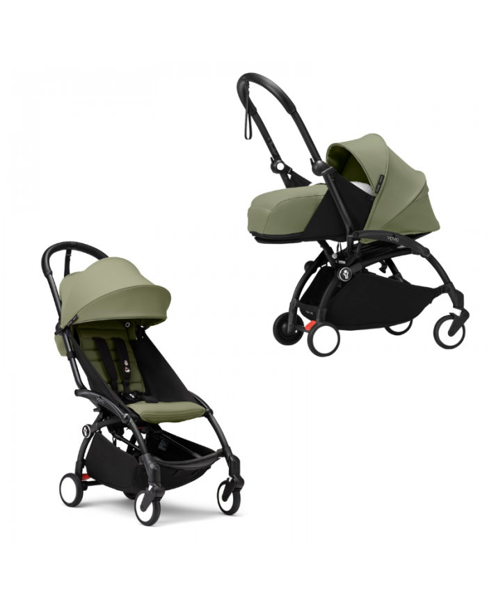 Stokke Duo Yoyo³ Kit 0+ e 6+ Black/Olive