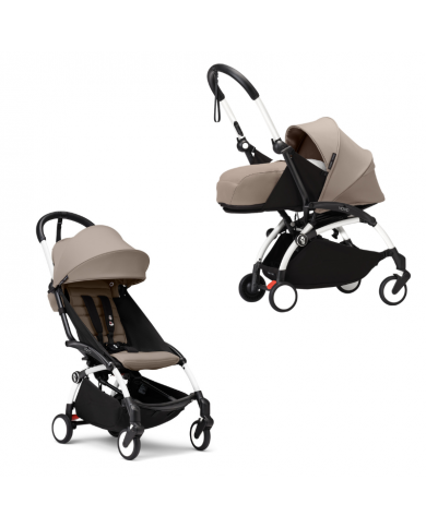 Stokke Duo Yoyo³ Kit 0+ e 6+ White/Taupe