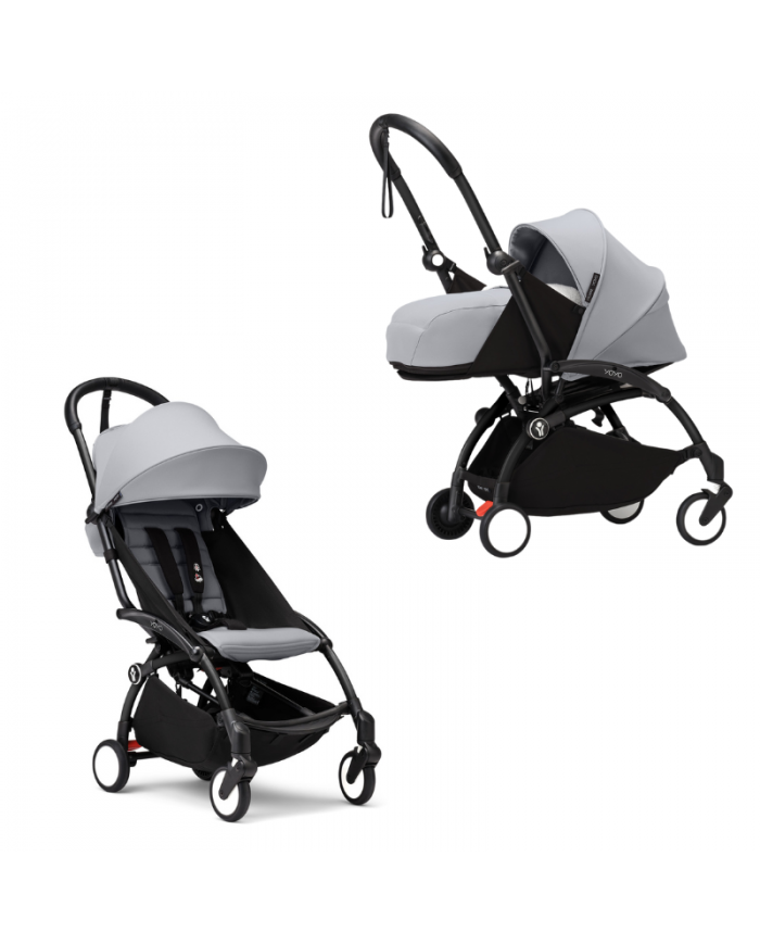 Stokke Duo Yoyo³ Kit 0+ e 6+ Black/Stone