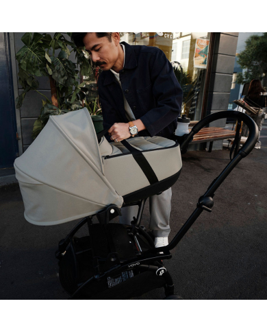 Stokke Yoyo³ con bassinet e rivestimento 6+ Black/Olive