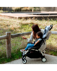 Stokke Yoyo³ con bassinet e rivestimento 6+ White/Stone