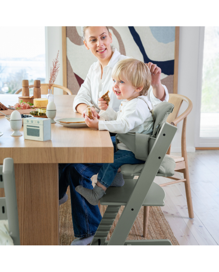 Stokke Promo Tripp Trapp Terracotta con Newborn e Baby Set