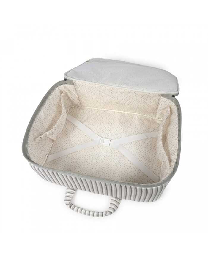 Pasito a Pasito Valigia per neonati - Linea Botton Stripes