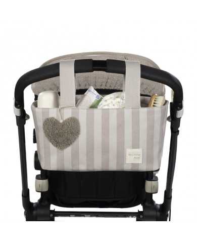 Pasito a Pasito Borsa Organiser - Linea Sintra Beige