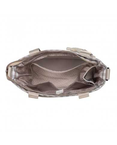 Pasito a Pasito Borsa Organiser - Linea Caetana Sabbia