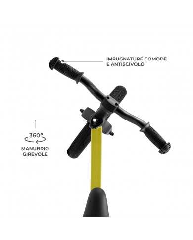 Kinderkraft Bicicletta per Bambini ETER Gialla