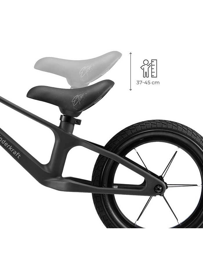 Kinderkraft Bicicletta per Bambini ETER Nera