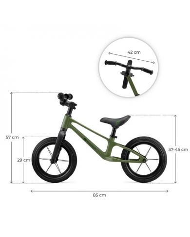 Kinderkraft Bicicletta per Bambini ETER Verde