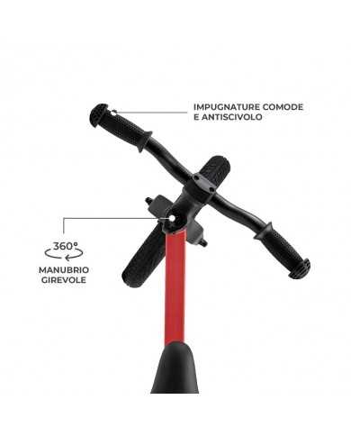 Kinderkraft Bicicletta per Bambini ETER Rosso