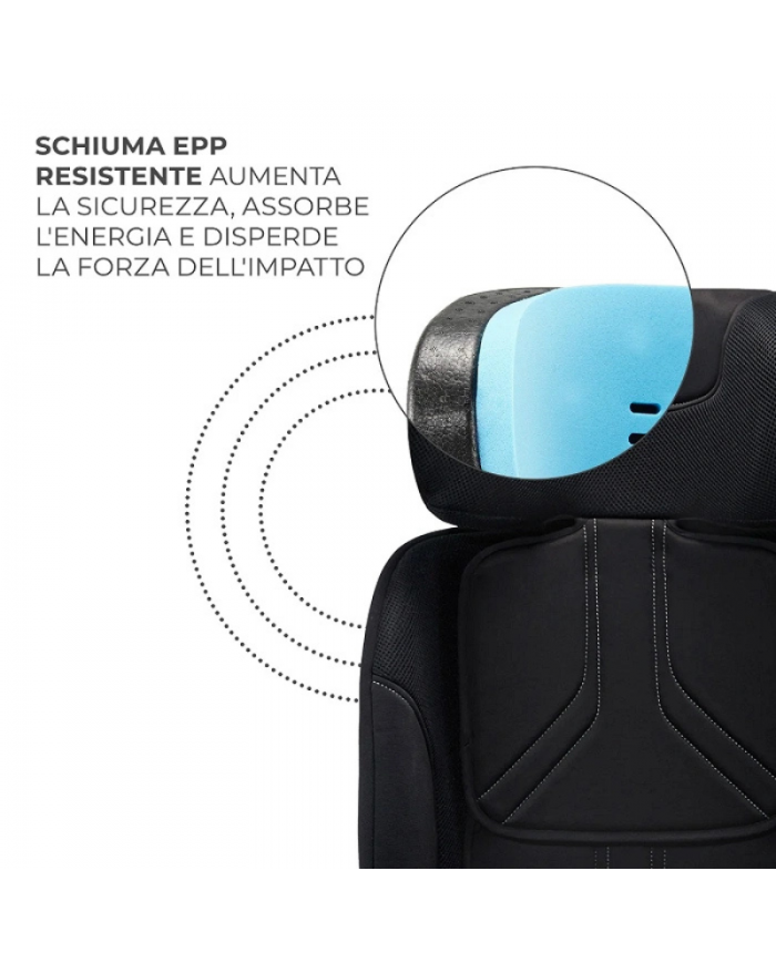 Kinderkraft Seggiolino auto 0-36kg XRIDER 2 I-size Nero