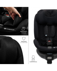 Kinderkraft Seggiolino auto 0-36kg XRIDER 2 I-size Nero