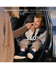 Kinderkraft Seggiolino auto 0-36kg XRIDER 2 I-size Nero