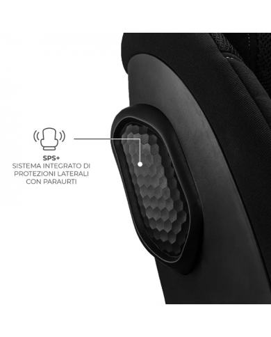 Kinderkraft Seggiolino auto 0-36kg XRIDER 2 I-size Nero