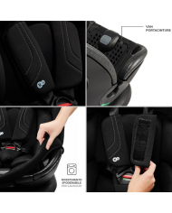 Kinderkraft Seggiolino auto 0-36kg XRIDER 2 I-size Nero