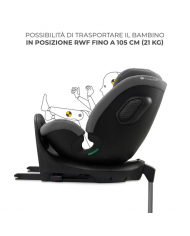 Kinderkraft Seggiolino auto 0-36kg XRIDER 2 I-size Grigio