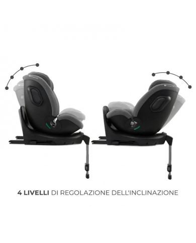 Kinderkraft Seggiolino auto 0-36kg XRIDER 2 I-size Grigio