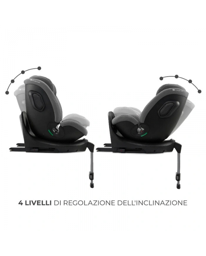 Kinderkraft Seggiolino auto 0-36kg XRIDER 2 I-size Grigio