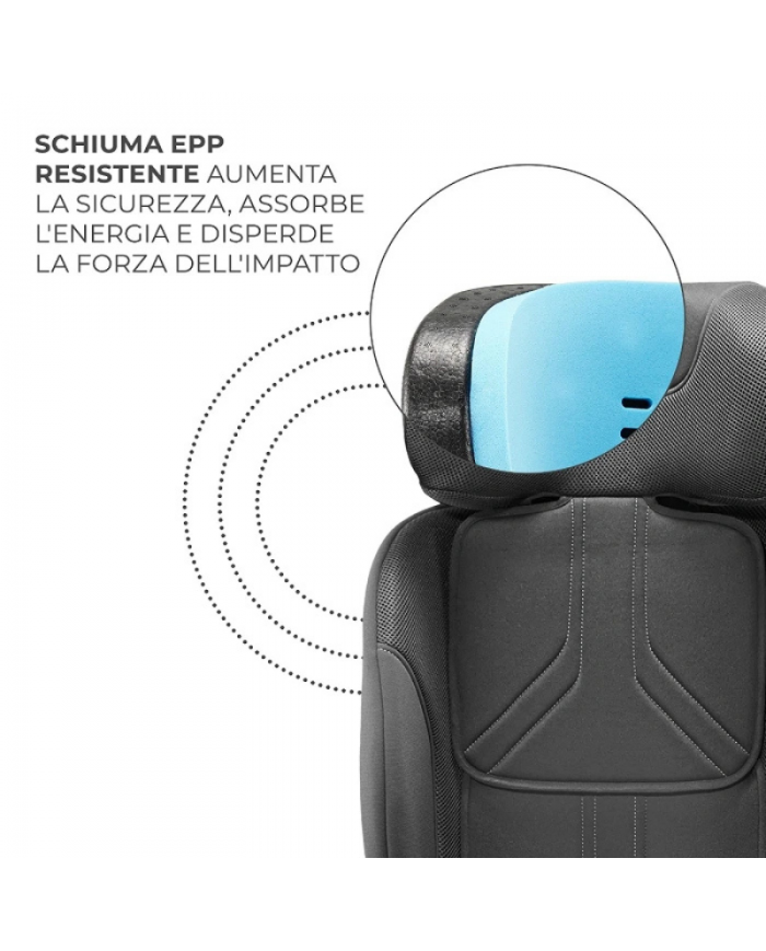 Kinderkraft Seggiolino auto 0-36kg XRIDER 2 I-size Grigio