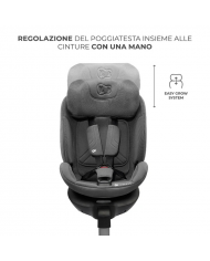 Kinderkraft Seggiolino auto 0-36kg XRIDER 2 I-size Grigio