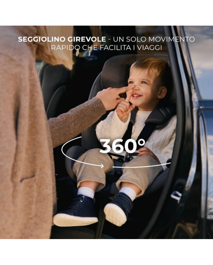 Kinderkraft Seggiolino auto 0-36kg XRIDER 2 I-size Grigio