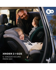 Kinderkraft Seggiolino auto 0-36kg XRIDER 2 I-size Grigio