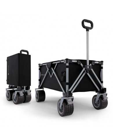 Kinderkraft Carrello da Trasporto Pieghevole ROLLSTER Nero