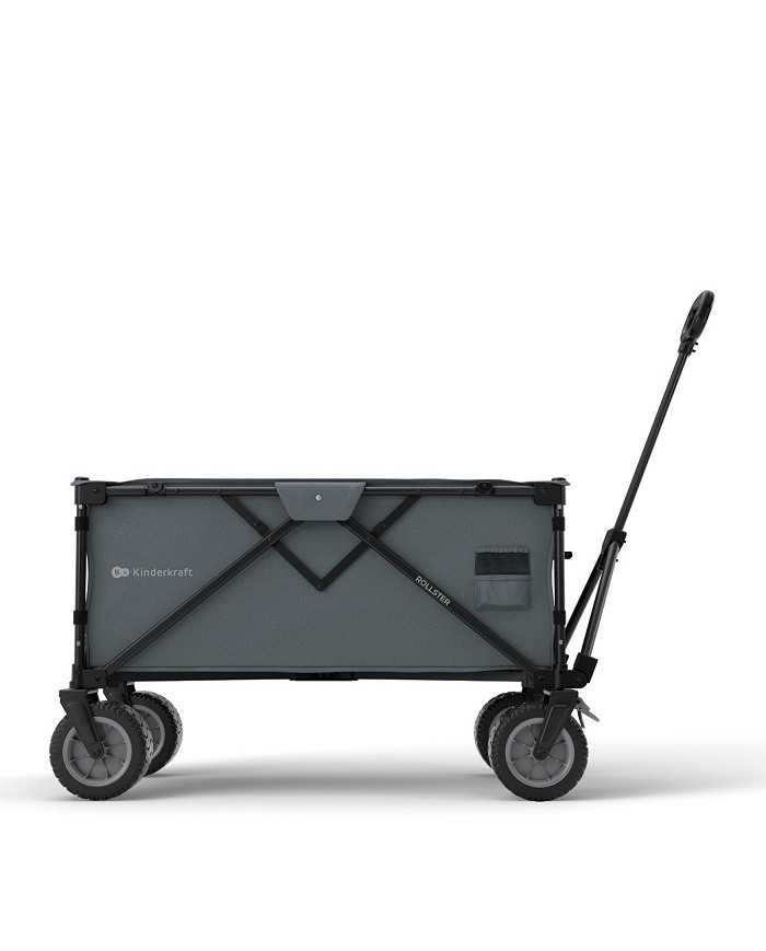 Kinderkraft Carrello da Trasporto Pieghevole ROLLSTER Grigio