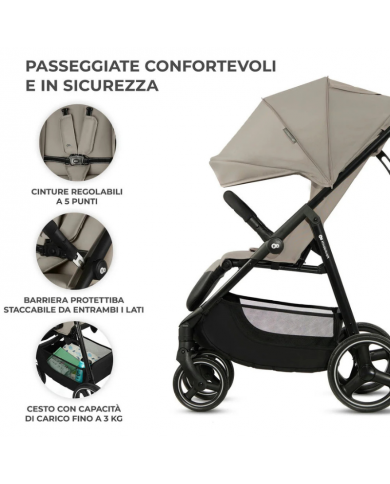 Kinderkraft Passeggino Leggero 0-25kg TRIG3 Beige