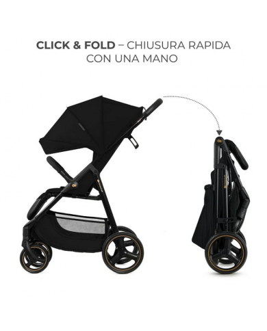 Kinderkraft Passeggino Leggero 0-25kg TRIG3 Nero