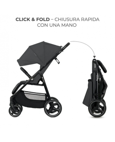 Kinderkraft Passeggino Leggero 0-25kg TRIG3 Grigio