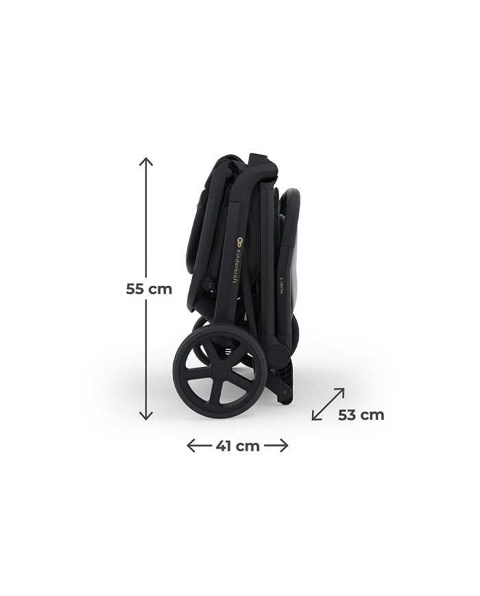 Kinderkraft passeggino leggero NUBI3 Nero