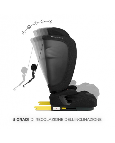 Kinderkraft Seggiolino auto 9-36kg FIX2GO Nero