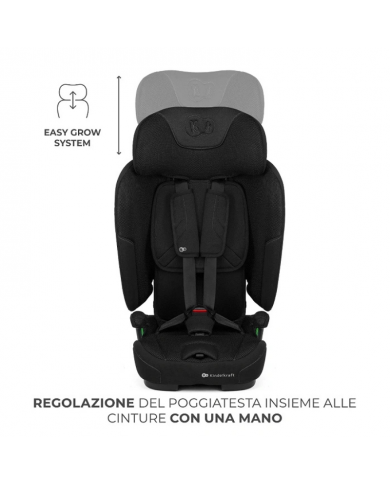Kinderkraft Seggiolino auto 9-36kg FIX2GO Nero
