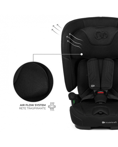 Kinderkraft Seggiolino auto 9-36kg FIX2GO Nero