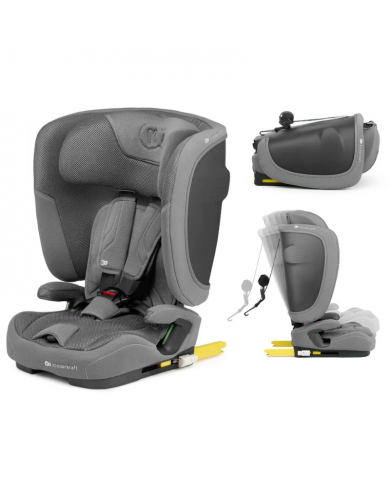 Kinderkraft Seggiolino auto 9-36kg FIX2GO Grigio