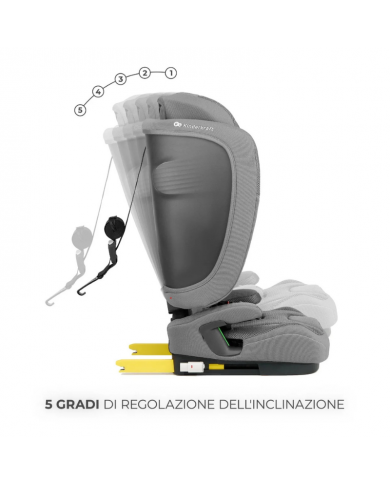 Kinderkraft Seggiolino auto 9-36kg FIX2GO Grigio