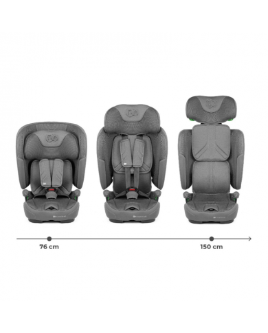 Kinderkraft Seggiolino auto 9-36kg FIX2GO Grigio