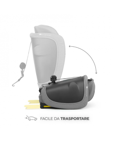 Kinderkraft Seggiolino auto 9-36kg FIX2GO Grigio
