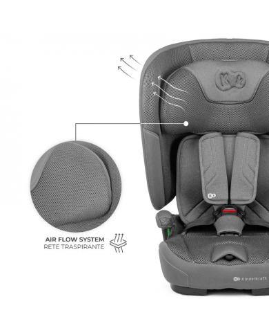 Kinderkraft Seggiolino auto 9-36kg FIX2GO Grigio