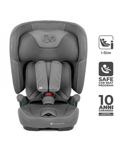 Kinderkraft Seggiolino auto 9-36kg FIX2GO Grigio