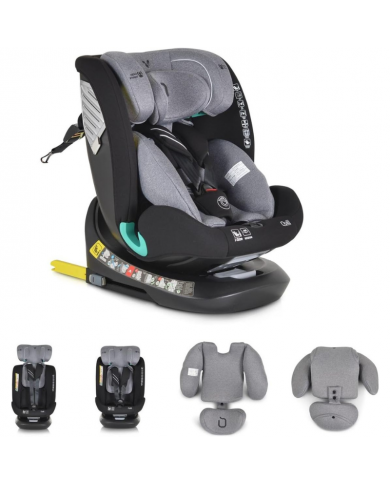 Moni Seggiolino Auto i-Size Quill Grey