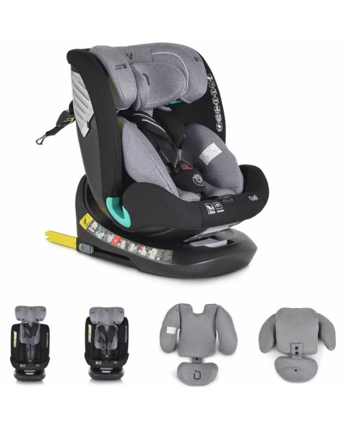 Moni Seggiolino Auto i-Size Quill Grey