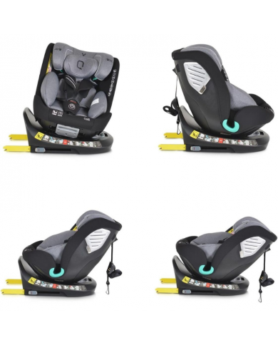 Moni Seggiolino Auto i-Size Quill Grey